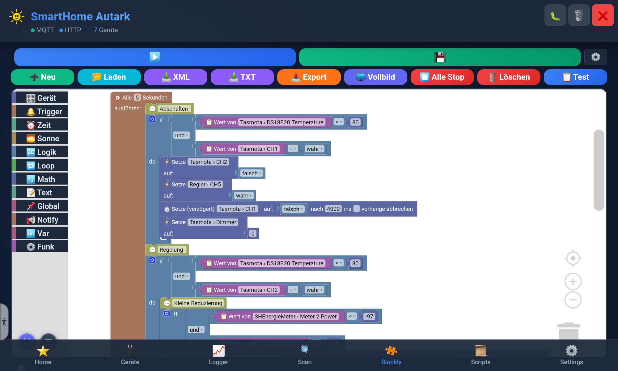 Blockly Automation